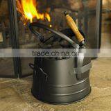 Hot Selling Custom Design Iron Coal Bucket Fireplace Metal Coal Hod on Sale thumbnail-2