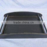 Environmentally Friendly Black Wooden Food Serving Tray thumbnail-1