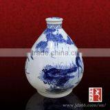 5 Liters Handpainted Large Porcelaine Wine Bottles for Wholesale thumbnail-2