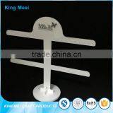 2017 New Fashion Milky White Acrylic Jewelry Display Stand thumbnail-2
