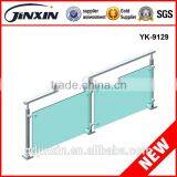 JINXIN Customized Glass Fence_tempered Glass Fence Panels Stair Railing Cost thumbnail-5