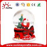 Polyresin Christmas Snow Globe Ornament thumbnail-1