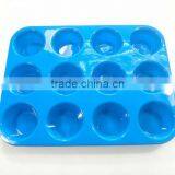 Microwave Baking Pan | 12-cavity Muffin Pan | Silicone Cake Pan Factory in Shenzhen China thumbnail-4