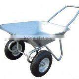 85L WB400 Dual Wheel Wheelbarrow for Russia thumbnail-1