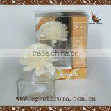 EA3-0851 Chrismas Gift Set Sola Flower on Square Glass Bottle Natural Scent Diffuser Fragrance Diffuser