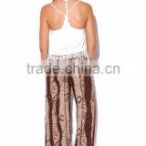 New Style Fashion Animal Print Boho Wide Leg Women's Pants thumbnail-4