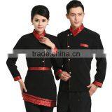 F10U Fashion Waiter and Waitress High Quality Reception Hotel Uniform thumbnail-3