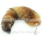 CX-R-42 Cheap Fashion Genuine Promotion Key Fox Fur Tail Bag Charm thumbnail-2
