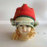 New Acrylic and Polyester Lovely Girl's Fashion Kids Knitted Hats Factory thumbnail-1