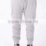 Top Fashion Pants Blank Loose Grey Jogger Cotton Trousers for Men thumbnail-3