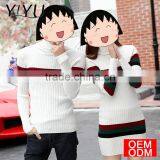 High Quality Winter Black Thick Tight Fit Turtleneck Couple Sweater thumbnail-4