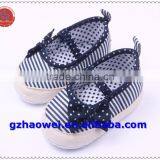 Navy Style Baby Girls Bowknot First Walker Shoes thumbnail-2