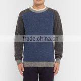 Top Selling 100% Wool Made Sweater Men With Ribbed Trim and Hem Man Wool Sweater Design thumbnail-3
