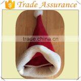 Factory Sale Short Plush Red Pet Santa Hat thumbnail-1
