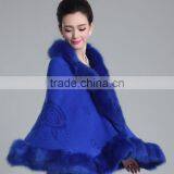Faux Fur Wedding Evening Dresses Wrap Faux Fur Shawl thumbnail-6