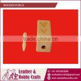 Excellent Quality Wooden Block With Punch From Top Dealer