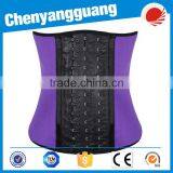 CYG-4 Steel Bones Waist Training Latex Under Bust Corset thumbnail-3