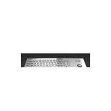 Mount Top Vandal Kiosk Metal Keyboard With Trackball (KMY299B-1)