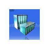 Hot-Melt Beads Separator v Bank Filter, 5000 M3/Hr Mini Hepa Filter With High Efficiency thumbnail-1