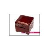 New design amazing Square Wooden Jewelery Boxes, Romantic double ring gift display boxes for wedding