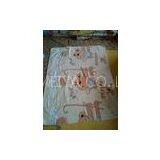 Superfine Fiber Soft Polyester Baby Blanket Cartoon , Size Of Baby Blanket