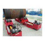 Lead Screw Adjusting Welding Rotator 20Tons With Steel And Rubber Roller