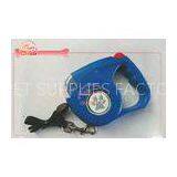 LED Flashing Light Cord Nylon Retractable Dog Leash With Beam Reflector