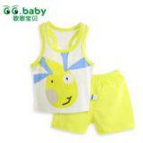 2015 Cartoon 100%Cotton Baby Sets Summer Babies Baby Boy Girl Clothes Suits 2pcs Baby T-Shirt+Shorts Suits Newborns Clothing Sets thumbnail-2