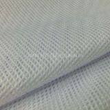 Warp Knit Tricot Mesh; Tricot Mesh in White thumbnail-2