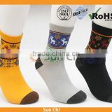 unisex custom fashion colorful knitting wholesale cotton socks