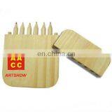 Promotional Mini Color Pencils in Wooden Box thumbnail-1