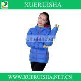 Soft Woman Wear Winter Down Jacket to Keep Warm thumbnail-4