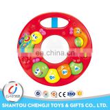 Funny plastic baby electronic toy hand drum with light and music