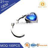 Heart Shape Token Metal Medal Foldable Purse Hanger / Banger Hook thumbnail-1