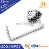 Women Portable Metal Elegant Purse Hanger / Bag Honger With Logo thumbnail-3
