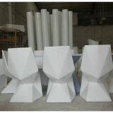 Fiberglass Diamond-shaped Back-rest Chair Dinning Chair thumbnail-5