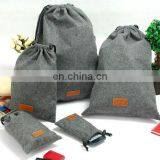 Felt Coin Purses Double Sided Drawstring thumbnail-4