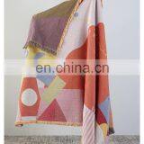 RAWHOUSE Jacquard Throws Nordic Design Cotton Woven Blanket Fringe Blanket Home Decoration thumbnail-3