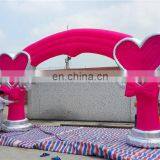 Customized Outdoor Inflatable Wedding Arch Inflatable Loving Heart Arch For Party thumbnail-4
