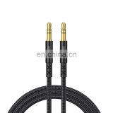 Joyroom High Quality 3.5mm Car Aux Cable 3.5 Jack Aux Audio Cable for Audio Video