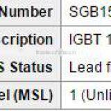 NPT IGBTs - Single SGB15N120 IGBT 1200V 30A 198W TO263-3 thumbnail-2
