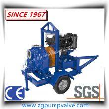 T&U Series American Technology Diesel Engine Non-Clogging Self Priming Sewage Pump With Movable Trailer thumbnail-4