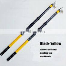 2.1-3.6m In Stock Wholesale Cheap TELESCOPIC FISHING ROD Saltwater and Freshwater FISHING POLE FIBERGLASS FISHING ROD thumbnail-3