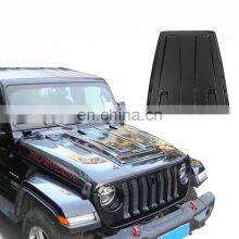 Hood Trim for Jeep Wrangler JL Engine Cover Decorative Plate Car Bonnet Parts