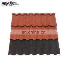 Bond Colorful Stone Coated Roof Tiles Sun Terracotta Metal Black And Gray Color Metal Roof Tile In Kenya