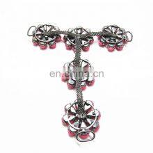 Metal Plastic Acrylic Rhinestone Ornaments Chain For Women Shoe thumbnail-4