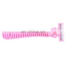 1 Handle and 4 Refill Cartridges Disposable Triple Blades Women Razor Body Hair Remover Bikini Blade Pink Ladies Shaving KL3-03W thumbnail-4