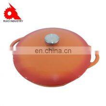 Wholesale Kitchen Cookware 12cm Mussel Cast Iron Seafood Pot thumbnail-3