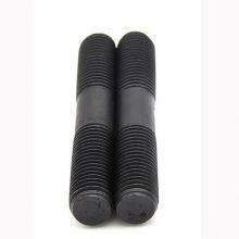 Industrial Carbon Steel Double Ended Bolts M4 - M48 With Nuts Black Color thumbnail-4