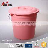 Recyle Pink 36cm Height Plastic Bucket With Metal Handle thumbnail-1